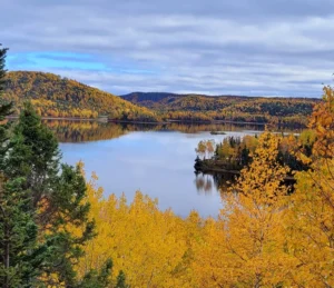 A Crescent sunset with Hazelnut Hill as the backstop. 