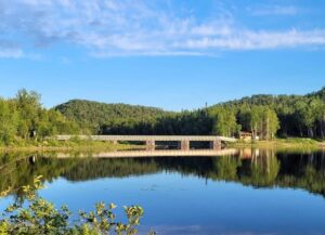 The trail's Cressie's Castle, located on the western side of Crescent. 